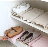Double Layer Free standing Shoes Slippers Stacker
